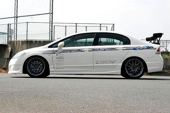 「イングス/ings」シビック(FD2)タイプR用N-SPEC サイドステップx左右(FRP)拍卖