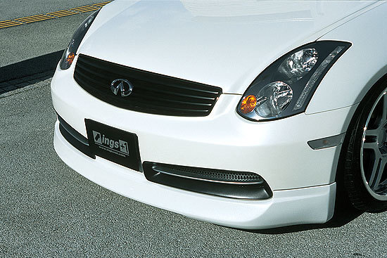 「イングス/ings」スカイライン クーペ(CPV35)前期用LX-SPORT フロントハーフスポイラー拍卖