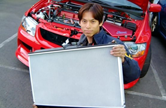 「マルシェ/Jspeed」ランサー エボ7~9(CT9A/CT9W)4G63/MT車用ボロンコーティングラジエーター(コア厚36mm)拍卖