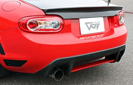 「ガレージベリー/Vary」NC系ロードスター(NCEC)用リアディフューザー フラットタイプ(カーボン)拍卖