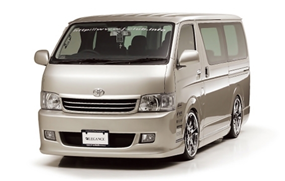 「ジェイクラブ/LEGANCE」200系ハイエース ナロー(Ⅰ~Ⅱ型)4ドア/ロング用バンパーエアロ4点セット拍卖