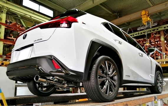 「スルガスピード/SURUGA」レクサス UX250h(MZAH10)M20A用PFSループサウンドマフラー(シングルテール)拍卖