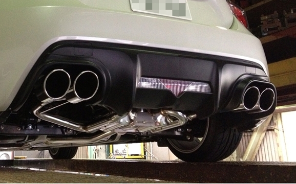 「スルガスピード/SURUGA」トヨタ 86(ZN6/FA20)前期用PFSループサウンドマフラー(TRDバンパー用4本出し)拍卖