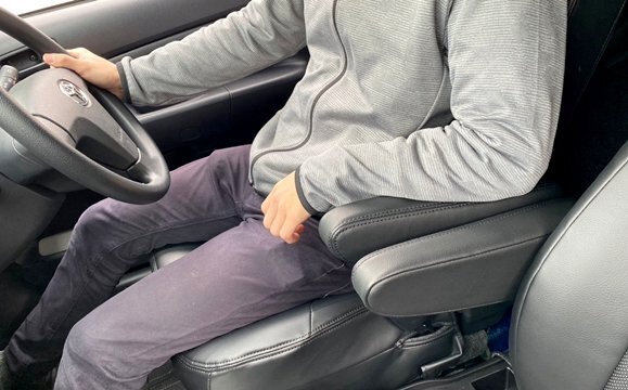 「j-club/レガンス」160系プロボックス(NCP16#/NHP16#)用フロントシートアームレストx助手席(レザーブラック/無段階タイプ)拍卖