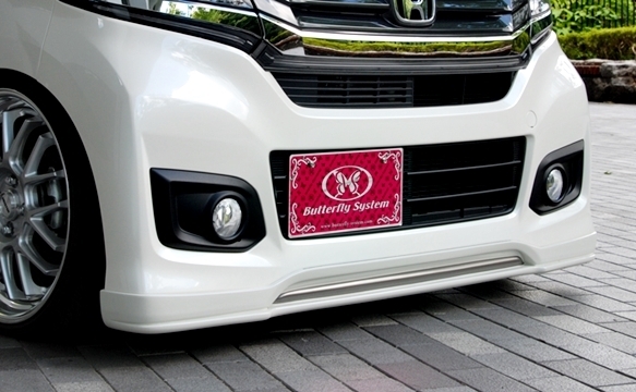 「バタフライシステム/GLANZ」Nワゴン カスタム(JH1/JF2)前期用フロントハーフスポイラー拍卖