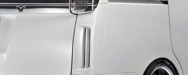 「K'SPEC/GLANZEN」80系ヴォクシー(Z#R8#W)ZS前期/G's/GR用リアコーナーダクトパネル Ver.2x左右拍卖