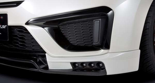 「K'SPEC/MINIVAN」GK系フィット 13G/15X/HYBRID(GK3~6/GP5~6)前期用フロントバンパーダクトカバーx左右拍卖