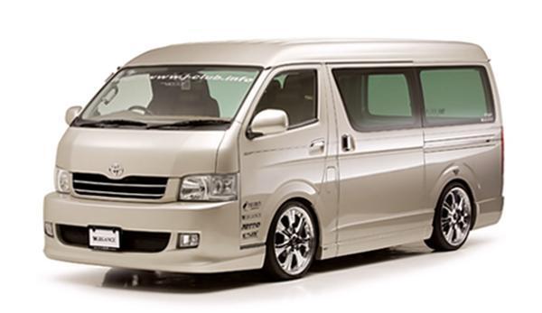 「ジェイクラブ/LEGANCE」200ハイエース ワイド(Ⅰ~Ⅲ型)4ドア/ロング用バンパーエアロ4点セット拍卖