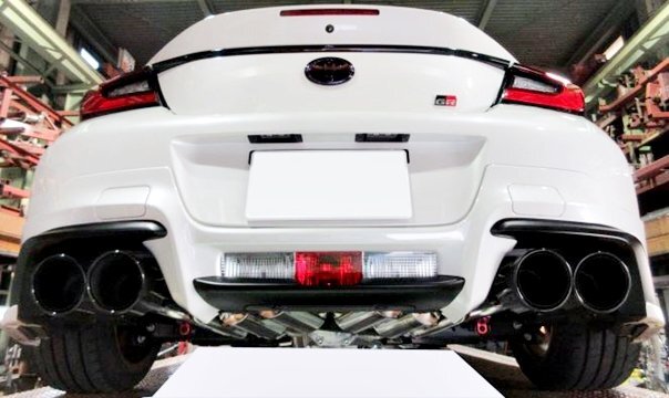 「スルガスピード/SURUGA」BRZ(ZD8)FA24/MT車用PFSループサウンドマフラー(TRDバンパー専用4本出し/テール選択)拍卖