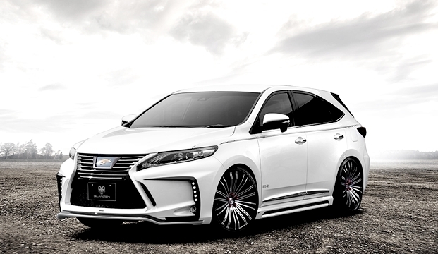 「K'SPEC/GLANZEN」60系ハリアー(ZSU/ASU60・65W、AVU65W)後期用エアロ3点セット(プリクラ対応品/ウインカー機能付き)拍卖