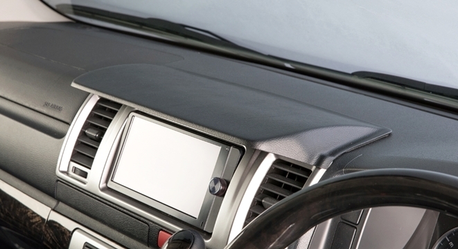 「ジェイクラブ/LEGANCE」200系ハイエース ナロー(Ⅳ~Ⅶ型)スーパーGL/ワゴン用スタイリッシュ モニターバイザー(レザー調)拍卖