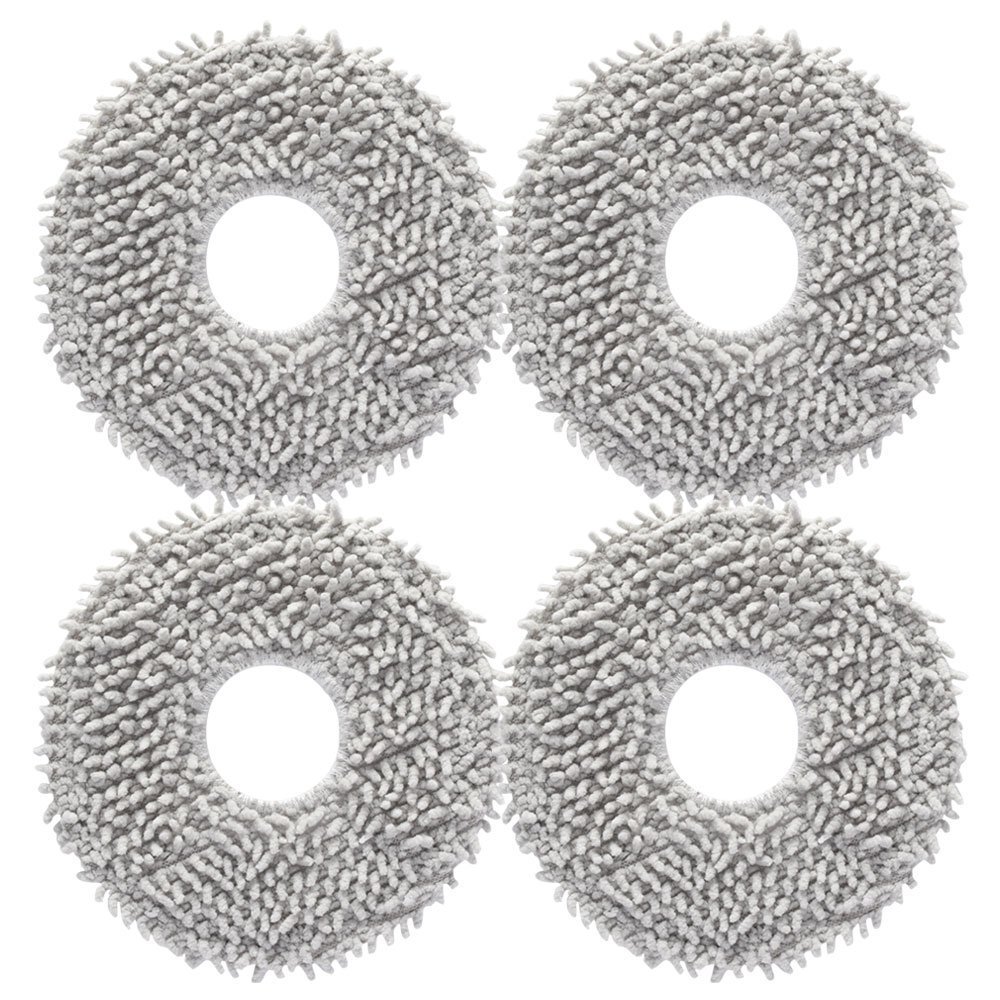 ●ロボロック Q Revo / Q Revo C 対応 丸型モップクロス 互換品 4枚 ロボット掃除機拍卖