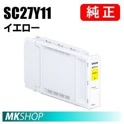 EPSON 純正インクカートリッジ SC27Y11 イエロー 110ml (SC-T3750D/SC-T3750DE/SC-T3750E/SC-T5750D/SC-T7750D)拍卖