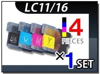 ●送料無料 互換インク MFC-J615N/495CN/490CN用 4色×1セット拍卖