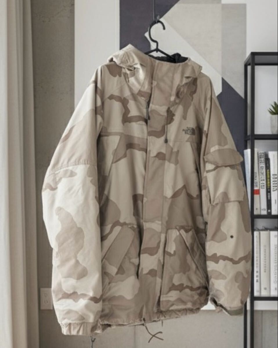 オシャレ!THE NORTH FACE 迷彩ジャケット完全防寒カモフラジャケットノースフェイスメンズXLサイズ ミリタリー パーカーアウトドア拍卖