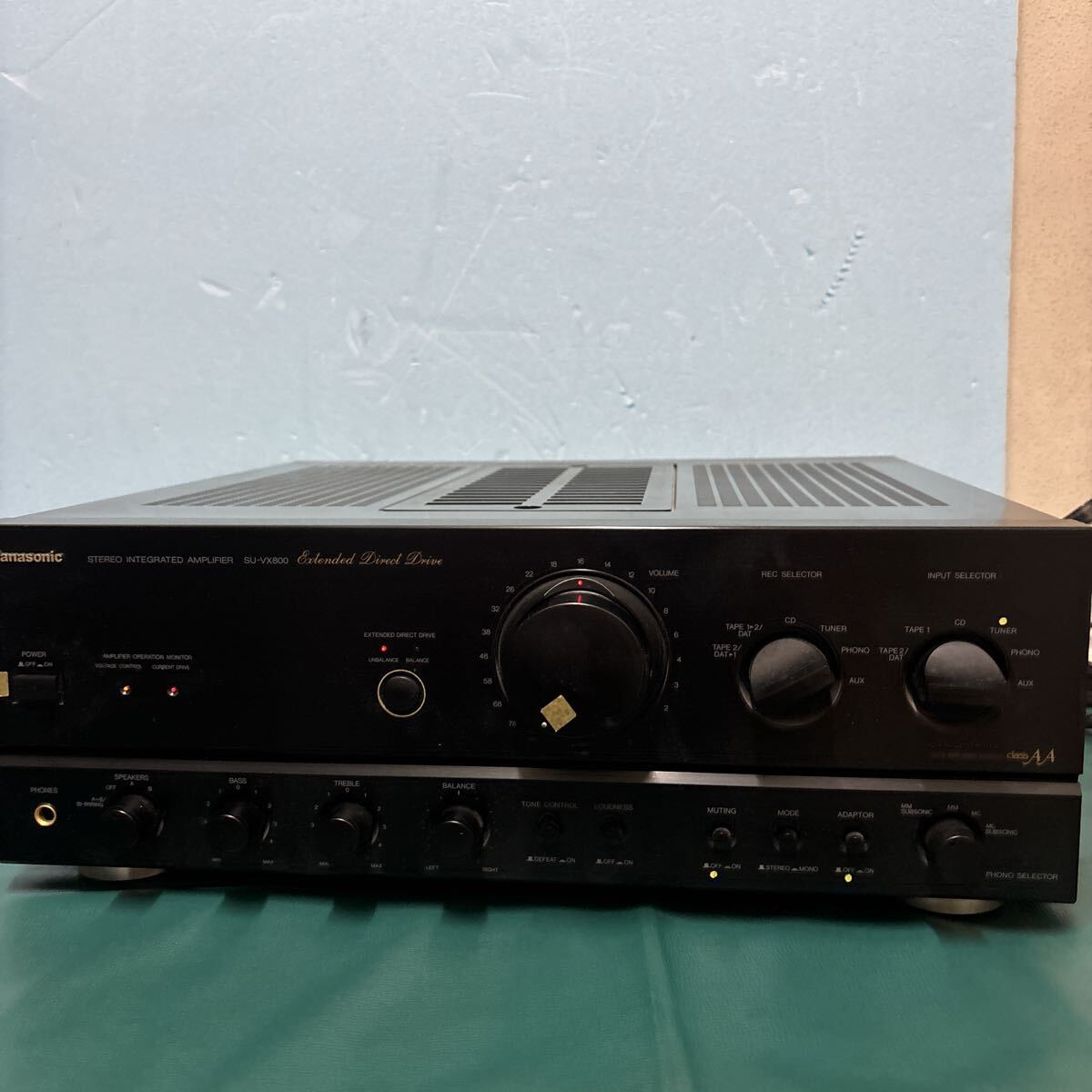 PANASONIC SU-VX800 プリメインアンプ パナソニック 通電確認済み 現状品拍卖