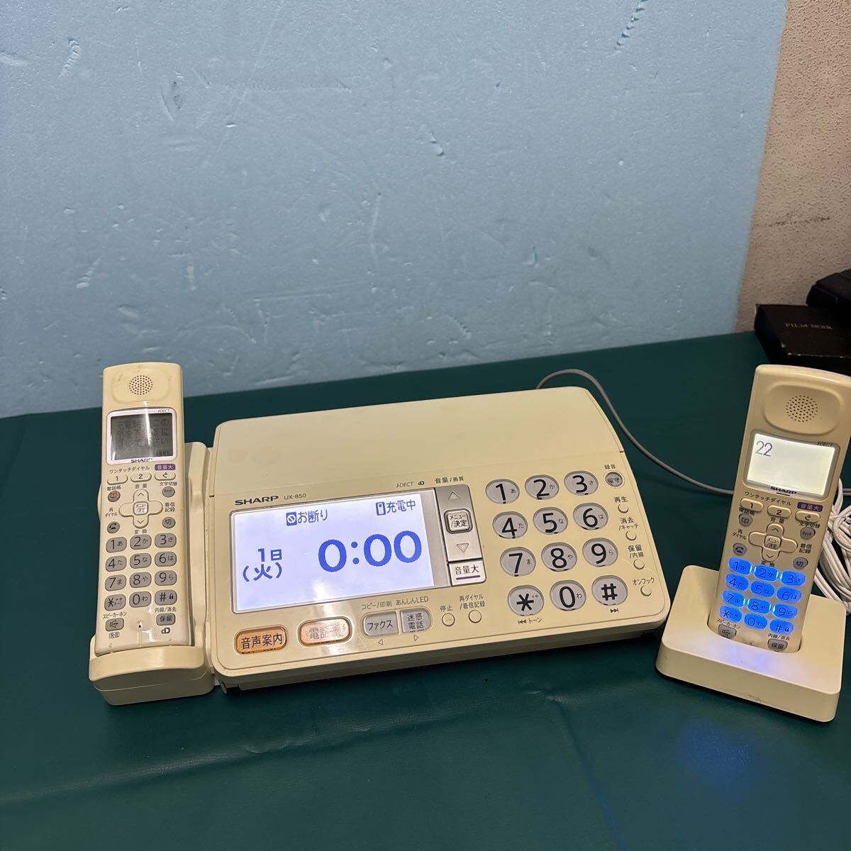 SHARP デジタルコードレスファクシミリ UX-850CL ジャンク拍卖