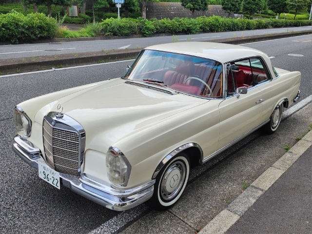 W111 BENZ280SE クーペ ウエスタン自動車 AT(4速AT) クーラー付き 縦目ベンツ 横浜 ZOOMCAR拍卖
