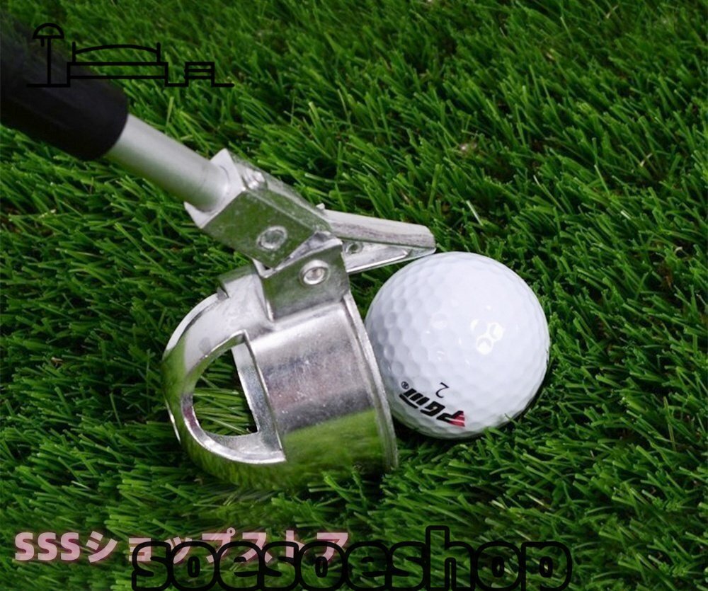伸縮式 ゴルフボールピッカー 3段 練習場用具 練習場 素人 練習道具 アマチュア 初心者 アウトドア スポーツ拍卖