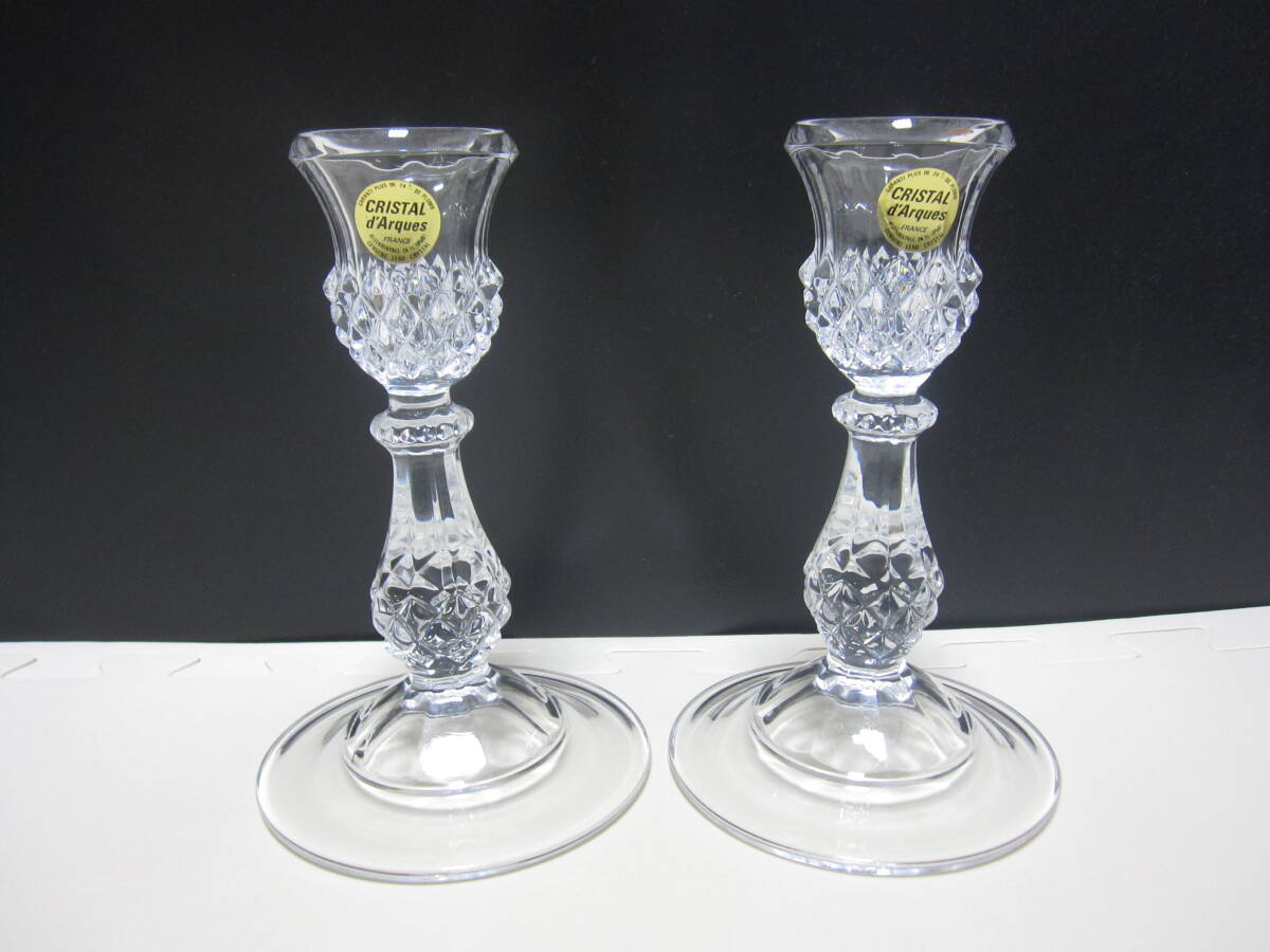 クリスタルダルク CRISTAL DARQUES キャンドルホルダー 2個セット 発送料出品者負担拍卖