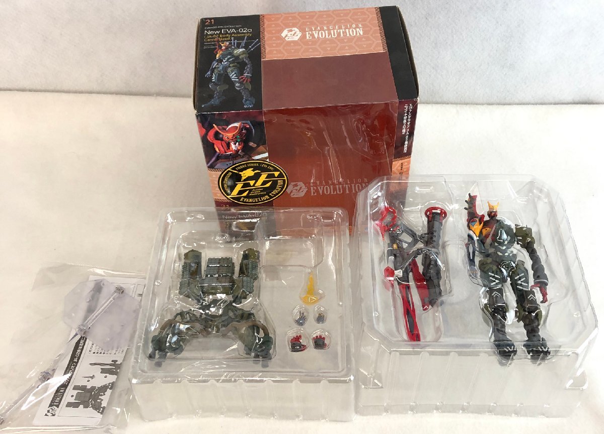 ★ジャンク品★フィギュア 海洋堂 リボルテック エヴァンゲリオン 新2号機α 約200mm ABS&PVC製 塗装済み可動フィギュア EV-021拍卖