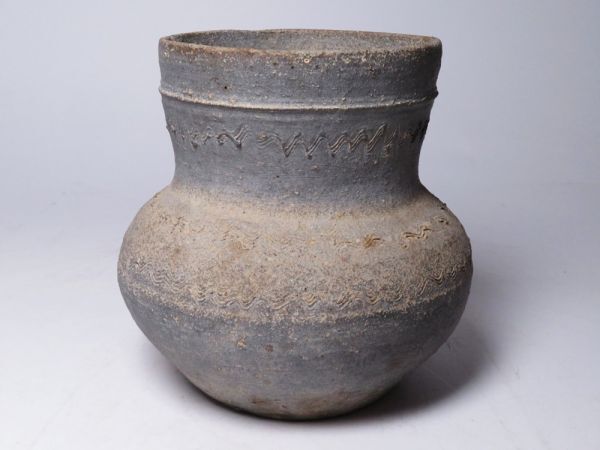 【12222】茶道具 須恵器 花瓶(初品・買取品)拍卖