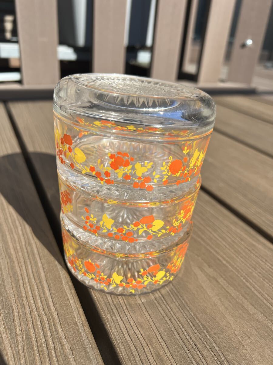 昭和レトロ 当時物 花柄 キャンディポット レトロ レトロポップ拍卖