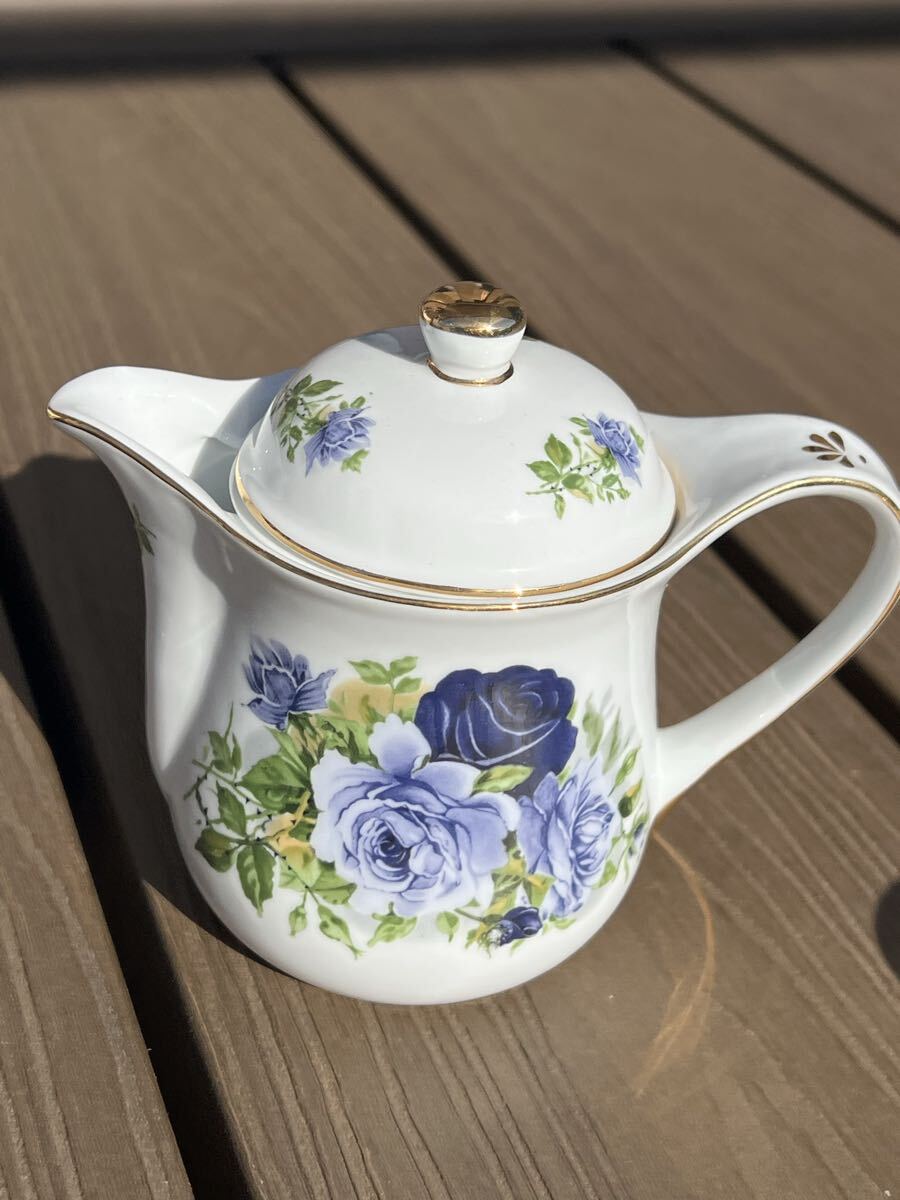 ティーポット 急須 茶器 花柄 洋食器 食器拍卖