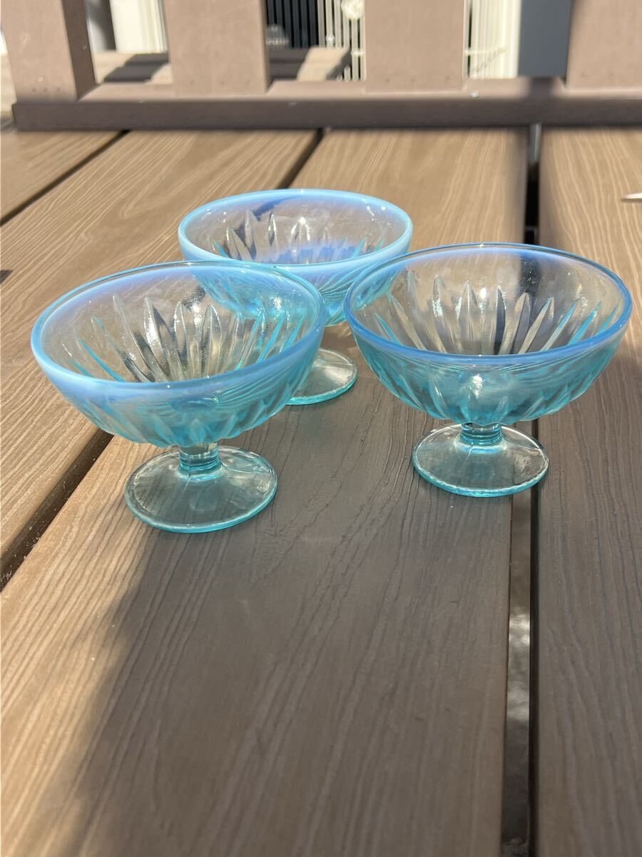 氷コップ 昭和レトロ ガラス 当時物 レトロ 氷カップ 駄菓子屋 アンティーク拍卖