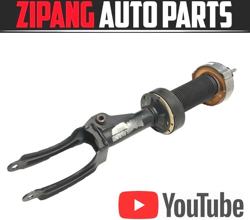 PR008 92A ポルシェ カイエン S ハイブリッド 左フロント ショック アブソーバー ★抜け無し【動画有り】◎拍卖