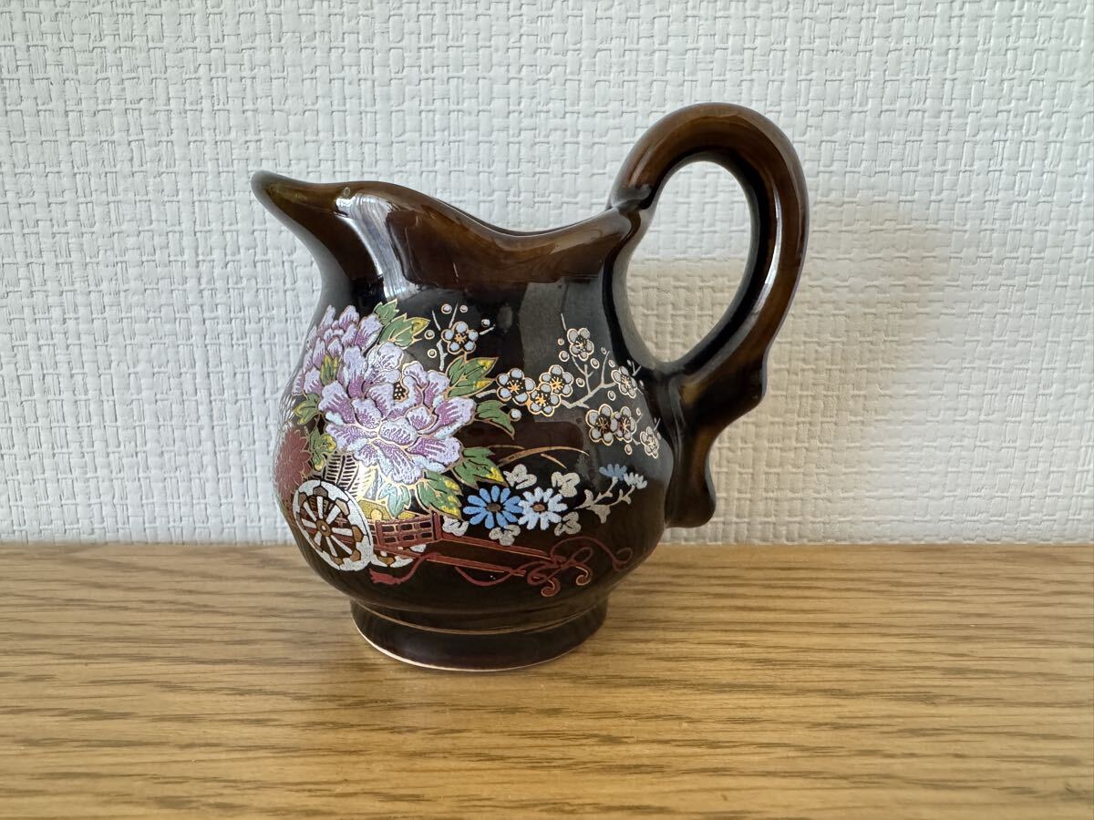 ミルクピッチャー 楊枝いれ 高さ:65mm 幅約:55mm拍卖
