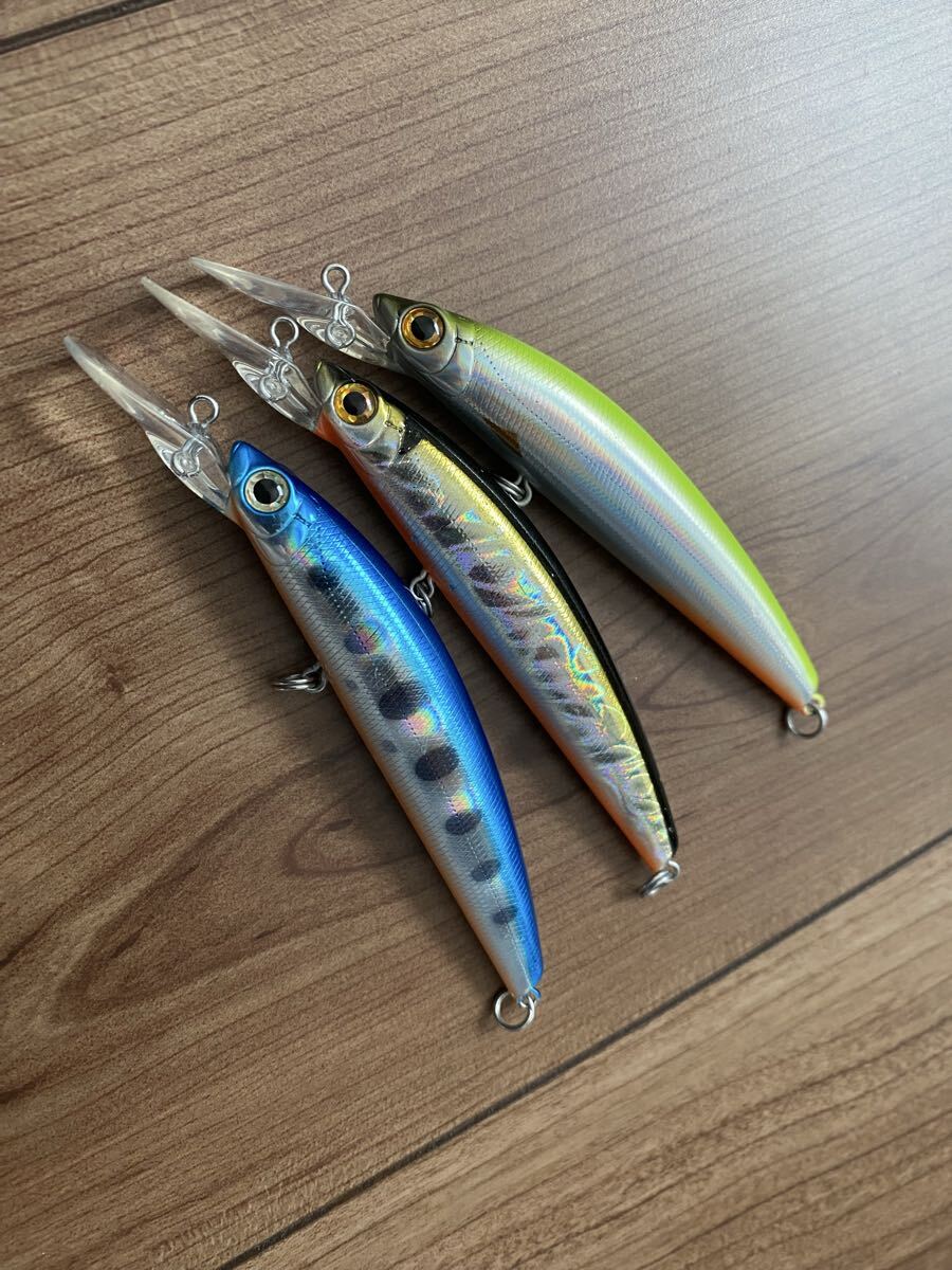 バスディ シュガーディープショートビルF 3個セット 美品 シュガーミノー ドリフトトゥイッチャー ボトムトゥイッチャー拍卖