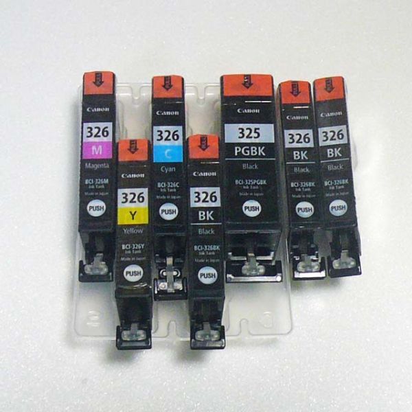 プリンターインク Canon 純正 5色マルチパック BCI 326 325 計7個拍卖