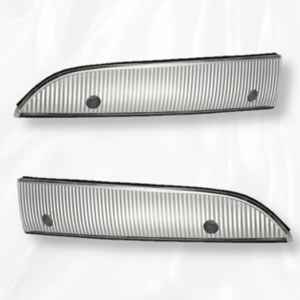 いすゞ NEWエルフ アイライン 前期 後期 平成5年7月〜平成16年5月 クリア ヘッドライトオーナメント フロント 左右セット 新品拍卖