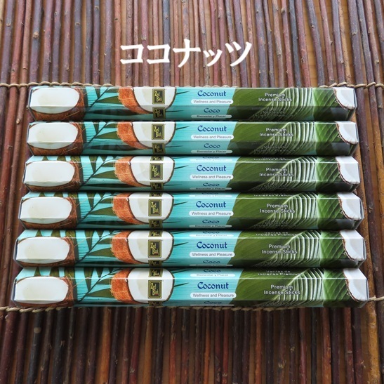 〓 新品 〓 お香 Zed Black ココナッツ 6箱セット 〓 Coconut拍卖