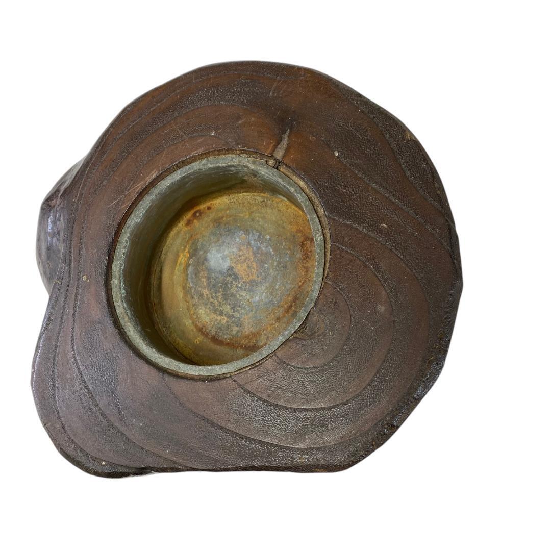 yx60 アンティーク 時代物 水盤 木製 置物 小皿付き拍卖