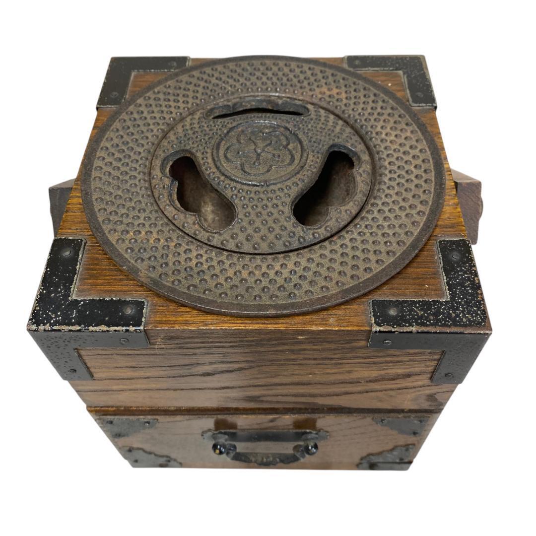 yx48 木製 アンティーク 火鉢 灰皿 昭和レトロ拍卖