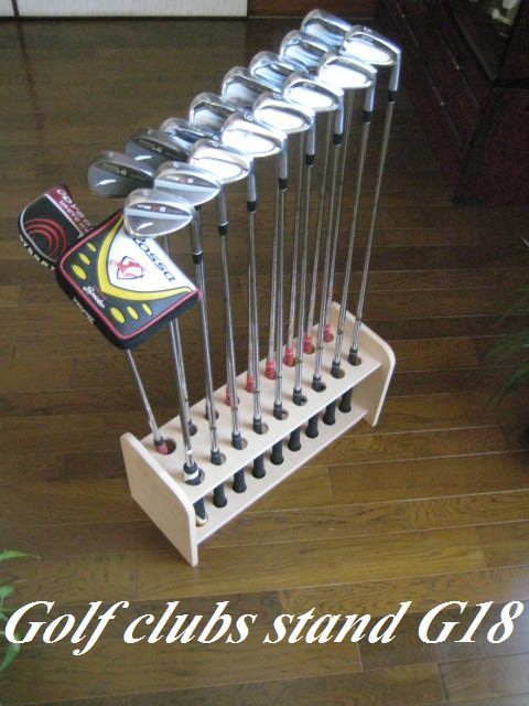 新品業務用★1円~クラブスタンド18本掛★木工ビームスアドミラルラック拍卖