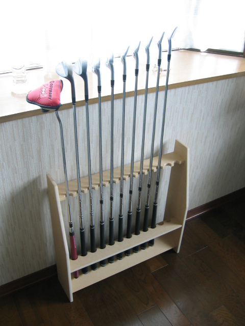 新品★1円スタート~クラブスタンド12本掛★木工ラック拍卖