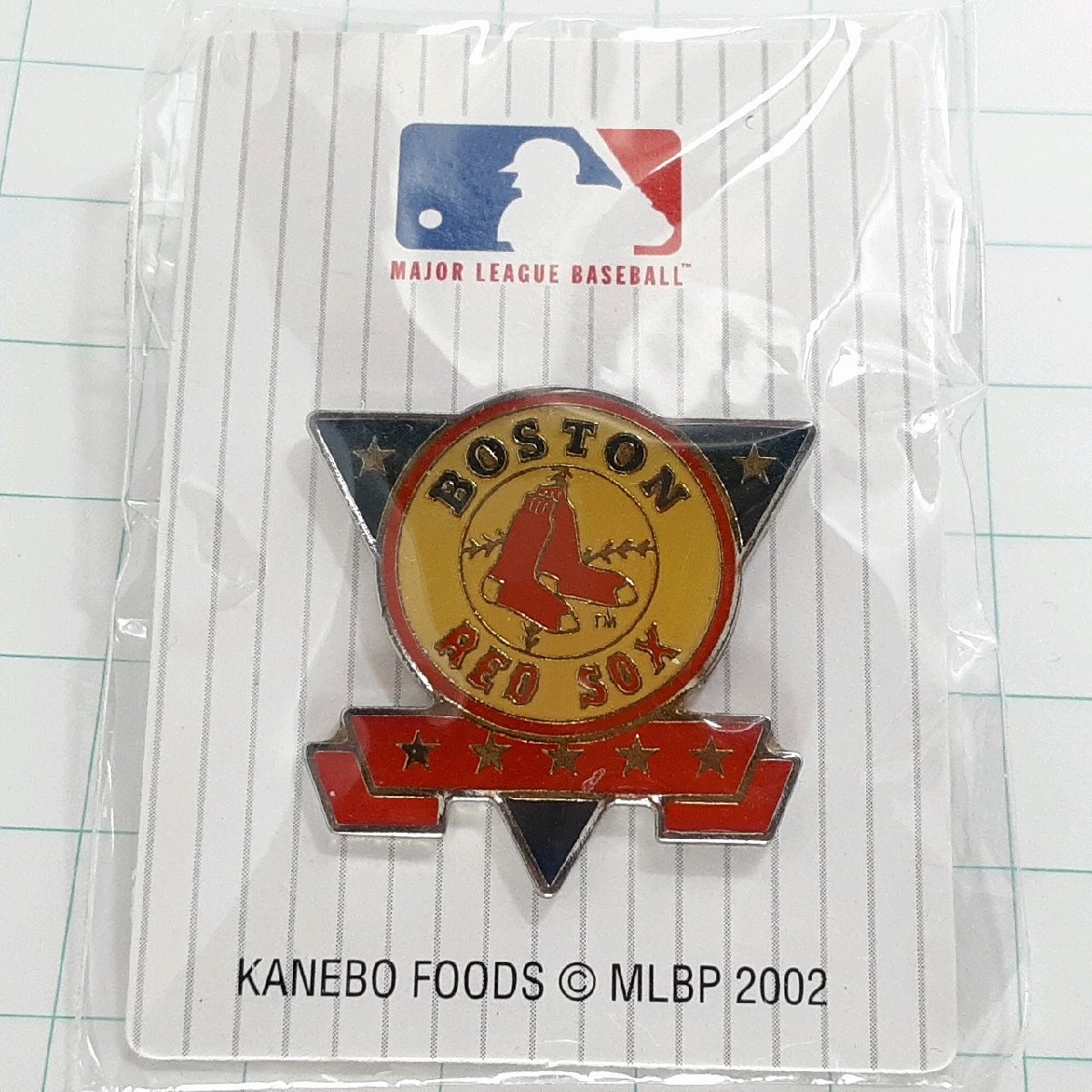 送料無料)未使用 メジャーリーグ ボストンレッドソックス ピンバッジ PINS ピンズ A33063拍卖