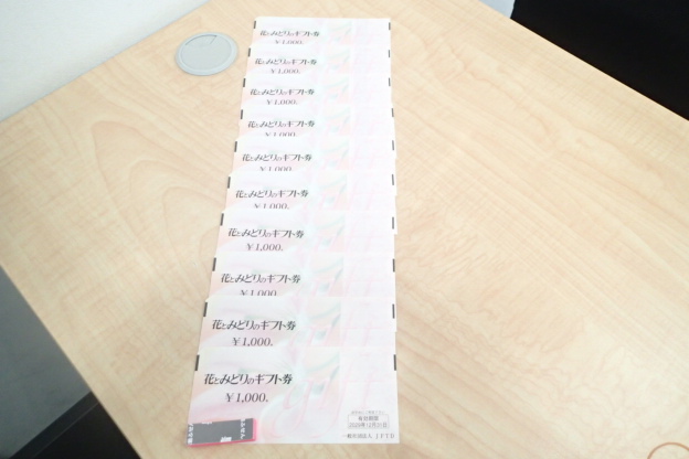 花とみどりのギフト券 1000円×10枚 計10,000円分 #71189拍卖