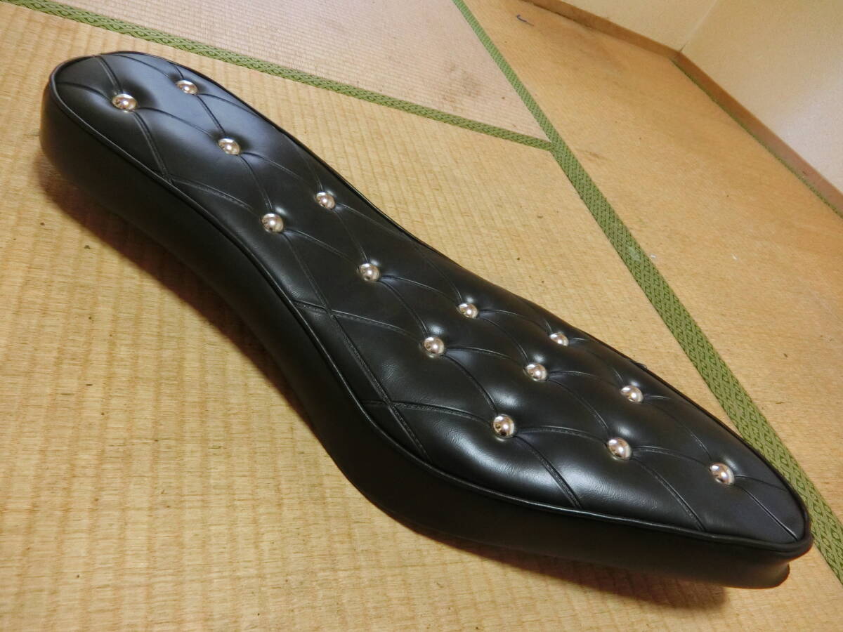 ビンテージ チョッパー シート ショベル スポーツスター アイアン パン ナックル ハーレー XL サイドバルブ トライアンフ BSA CB750K SR XS拍卖