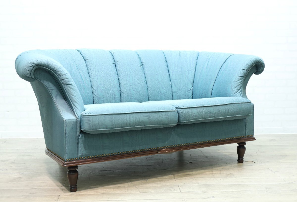 ■【I1057】★マルニ★maruni★ケントコート★KENT-COURT★ラブソファ★2人掛け★応接ソファ★リビングソファ★拍卖