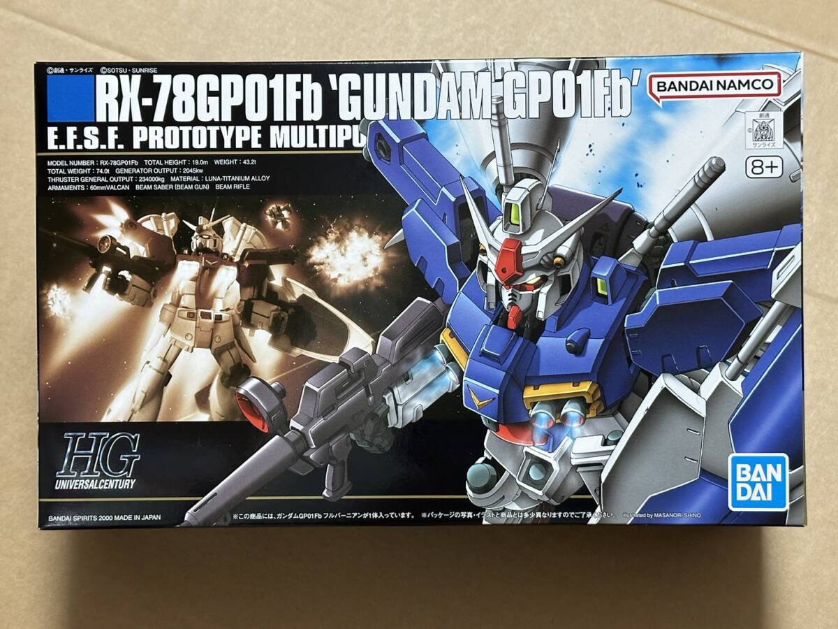 HGUC 1/144 ガンダム GP-01Fb 試作1号機 フルバーニアン 新品未開封品 機動戦士ガンダム0083 STARDUST MEMORY ガンプラ バンダイスピリッツ拍卖