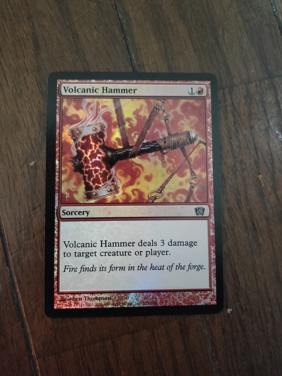 ☆火山の鎚 Foil 英語1枚 4点以上で送料無料拍卖