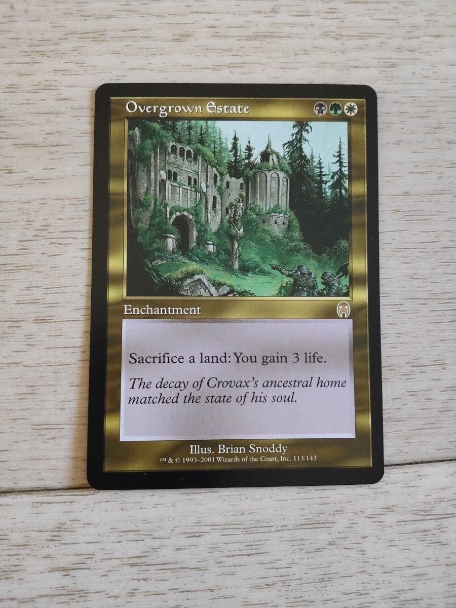 ★草茂る屋敷 英語1枚 4点以上で送料無料拍卖