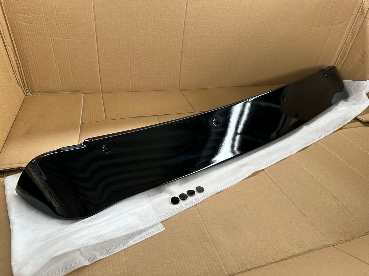 ハイエース レジアスエース 200系 リアスポイラー 209 ブラックマイカ 黒 ルーフ リアウィング 標準 1 2型 3型 4型 5型 6型 7型 8 塗装済拍卖