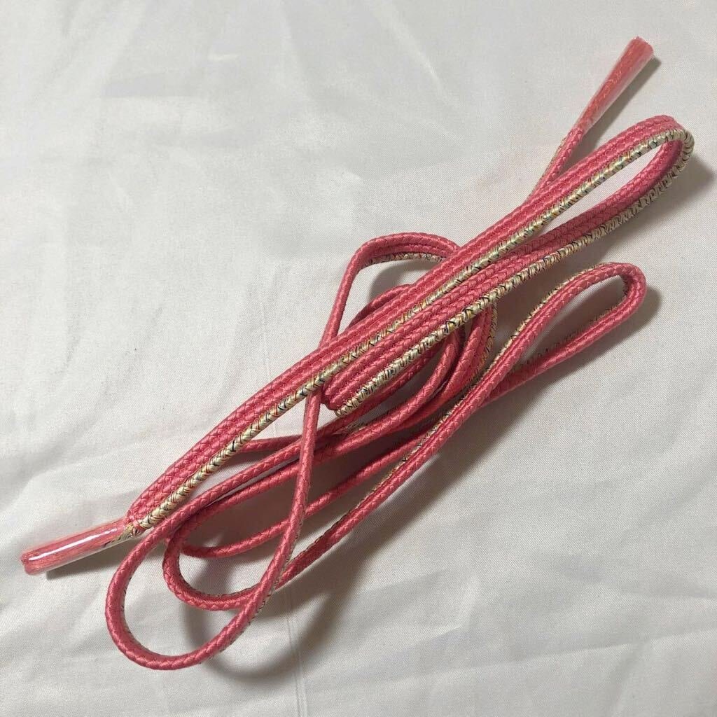 未使用 帯締め 帯留め 帯紐 帯留 帯締 和装小物 着物 帯紐 和服 和装 ⑧ ピンク 【中古】拍卖