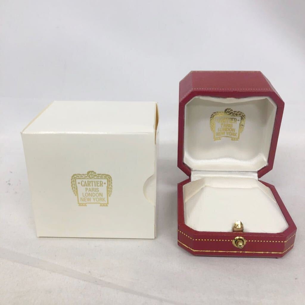 Cartier カルティエ 空箱 指輪用 リング用 ジュエリーケース 空き箱 BOX CA-X10 【中古】拍卖