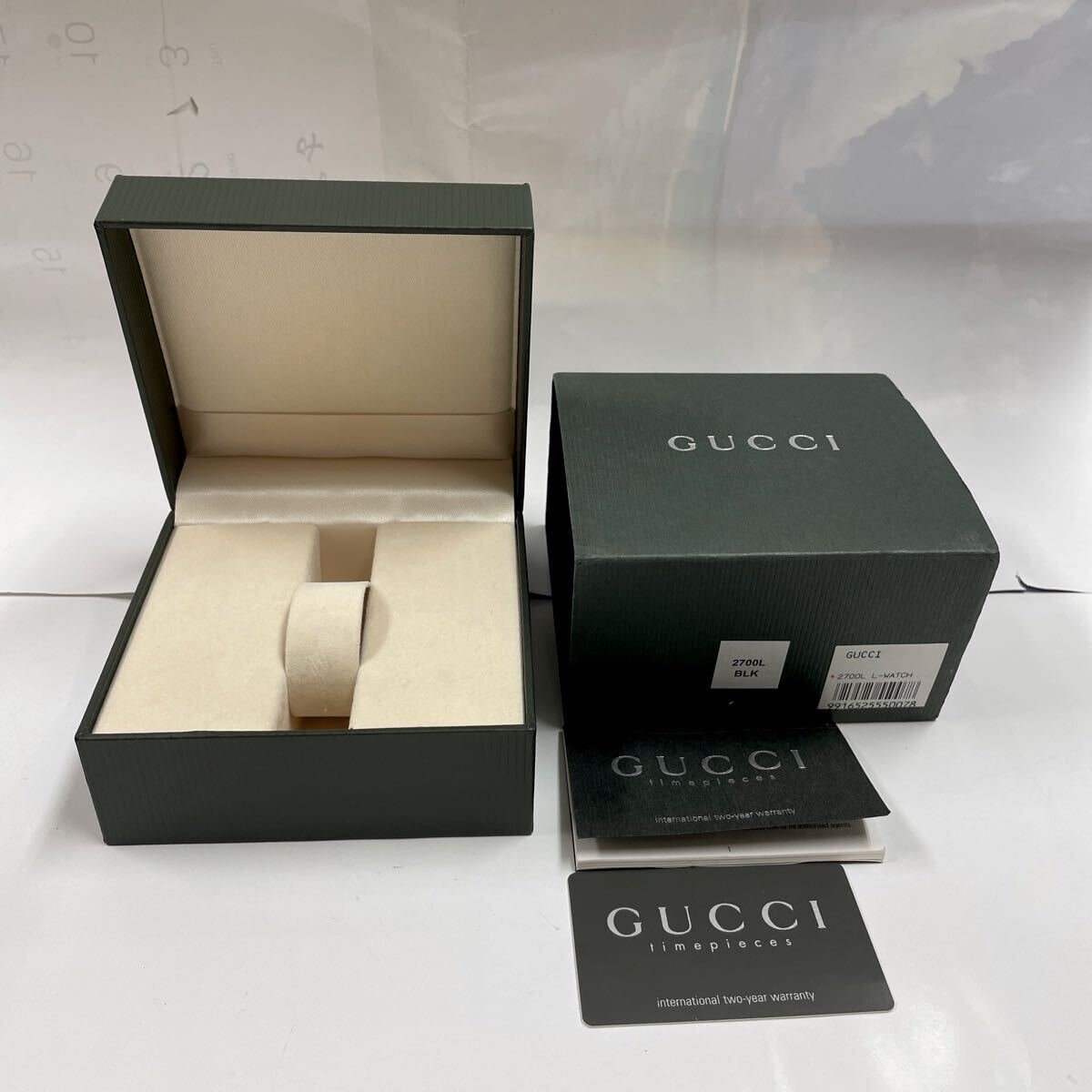 グッチ GUCCI 時計用箱 空箱 ボックス BOX 時計ケース 付属品 【中古】拍卖